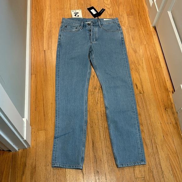 🎉sale🎉NWT Rag &bone Relaxed Fit2 Indigo Authentic Stretch buttonfly Jean-31x32 - Picture 7 of 12
